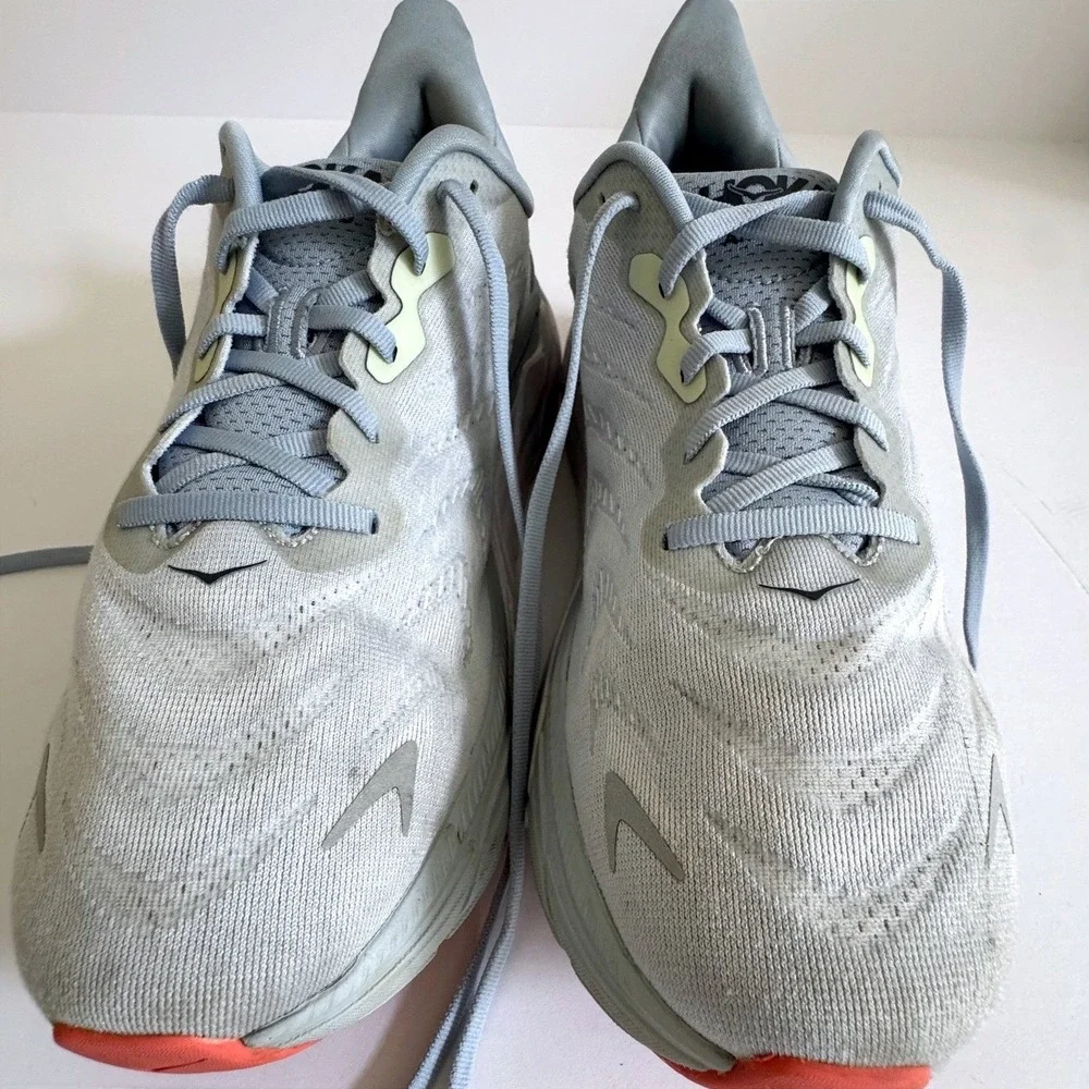 HOKA ONE ONE Arahi 6 Running Shoes Wide Gray/White/Orange Men's Size 12